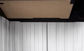 Каминная стальная топка Альфа 800 L два стекла левая