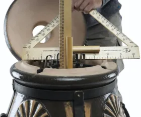 Керамический тандыр Греческий цвет Черный