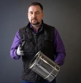 Сэндвич L 500мм (AISI 430/0,8мм + нерж.) Ф250х350