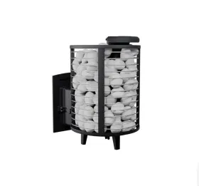 Чугунная банная печь Атмосфера М сетка из прутка