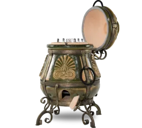 Керамический тандыр Греческий цвет Малахит