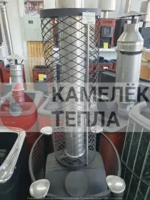 Чугунная банная печь Чёрная жемчужина Люмина Плюс с чугунной каменкой