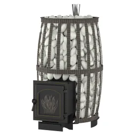 Чугунная банная печь Легенда Русский пар Ковка 30 (271)