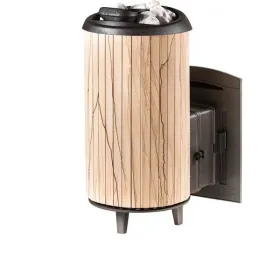 Чугунная банная печь Атмосфера XL ламели «Окаменевшее дерево» наборные