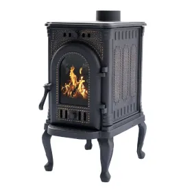 Чугунная печь-камин Сибирь 6 кВт