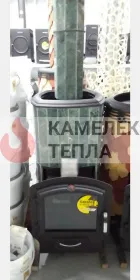 Банная печь Альфа Гардарика Inox ЧДБСЭ ЗК серпентинит