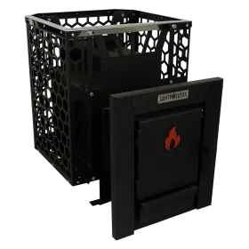 Банная печь Грация 15 с Сеткой СОТЫ