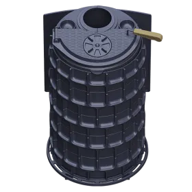 Чугунная банная печь AVANGARD ЗК 35 (П2)