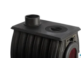 Чугунная отопительно-варочная печь-камин Сибирь 11 кВт