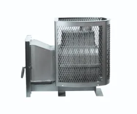 Чугунная банная печь Сибирь-22 ПРО. Панорамная дверца (сетка) Чугунная банная печь Сибирь-22 ПРО. Панорамная дверца (сетка)