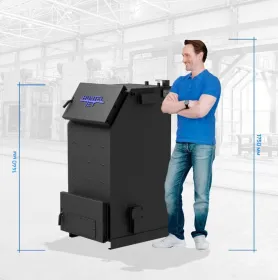 Твердотопливный котел Huntel JET 100