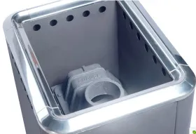 Чугунная банная печь Сибирь 24 панорамная дверца конвекционная Чугунная банная печь Сибирь 24 панорамная дверца конвекционная