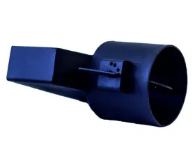 Переходник с шибером горизонтальный ф 150 мм прямоугольный круглый Переходник с шибером горизонтальный ф 150 мм прямоугольный круглый