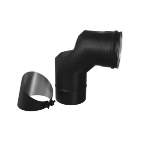 Колено-ревизия угол 90° (430/0,8 мм / эмаль /600°) Blackside Ф150