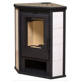 Стальная печь-камин Ритм L угловой 7 кВт Стальная печь-камин Ритм L угловой 7 кВт