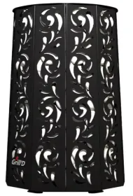 Стальная банная печь Violet Long Window Max Pro