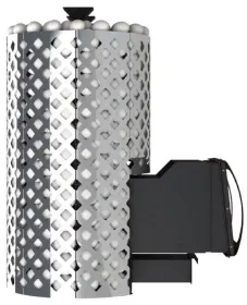 Стальная банная печь Violet World Steel Romb Long Window Max Pro