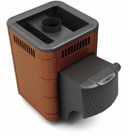 Банная печь Оса Inox ДА терракота