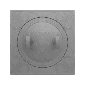 Печная плита П1-5А с КТЧ-400, RL38 (512х512х20 мм)