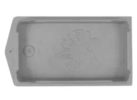 ДП-2 "Восход" Чугунная дверка поддувальная неокрашенная 291х160х67