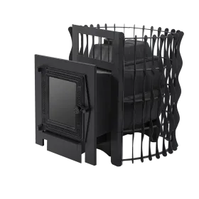 Чугунная банная печь Чугунка 16 Подкова C