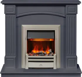 Каминокомплект Boston - Серый графит (Высота 925см) с очагом Chesford