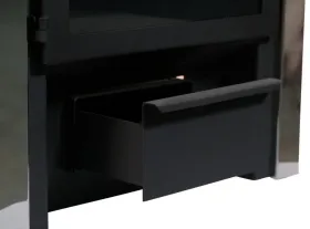 Банная печь Сибирь ЗК Панорамная дверца