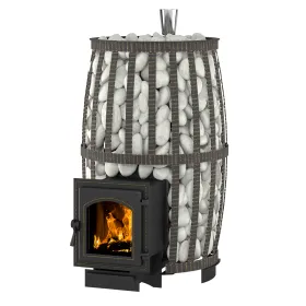 Чугунная банная печь Легенда Русский пар Ковка 30 (270)