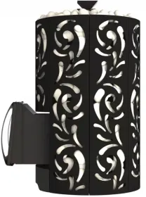 Стальная банная печь Violet World Short Window Max Pro