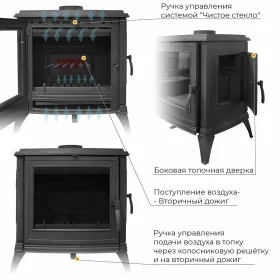 Печь-камин EVEREST S13 Печь-камин EVEREST S13