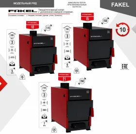 Твердотопливный котел Fakel (Факел) 15 кВт