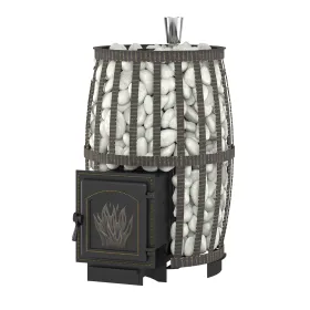 Чугунная банная печь Легенда Русский пар Ковка 24 (271)