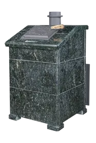 Чугунная банная печь Grom 30 (П2) Президент 1000/50 Серпентинит