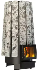 Стальная банная печь Cometa Vega 180 Short Stone Pro (Серпентинит)