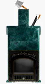 Премиальная банная печь Сибирь 40 ЗК дверка 545х545 в облицовке Президент змеевик Премиальная банная печь Сибирь 40 ЗК дверка 545х545 в облицовке Президент змеевик