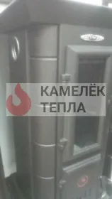 Печь-камин Статика Тетра, черная бронза