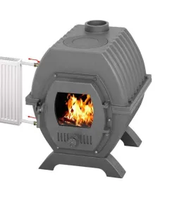 Чугунная печь-камин Везувий Триумф 180 т/о
