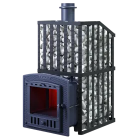 Чугунная банная печь Гроза 18 (П2) Ураган