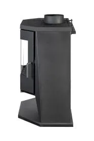 Печь-камин Бавария Панорама Призма с плитой