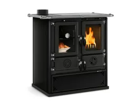 Печь-камин La Nordica ROSETTA SINISTRA 16 STEEL NERO ANTRACITE (черный)