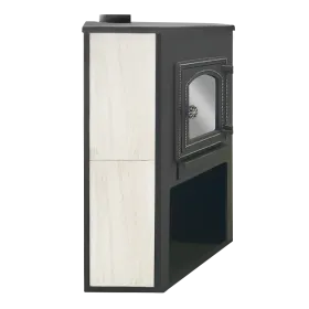 Печь-камин ЭТНА (ДТ-4С) угловой Ø115мм