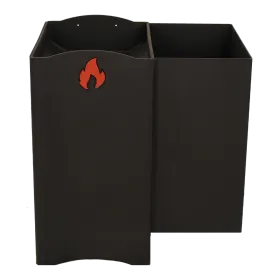 Банная печь Огонь с баком (лев) 12 куб.м. МД с-я КУЗБАСС 8мм