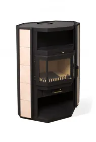 Стальная печь-камин Печора Аква Стальная печь-камин Печора Аква