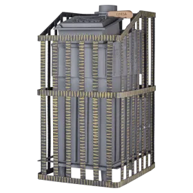 Чугунная банная печь Гроза 24 (П) Ураган