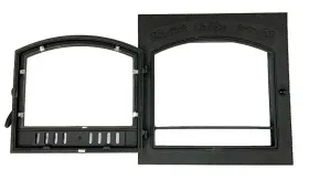 Чугунная каминная дверца Сибирь  700х700