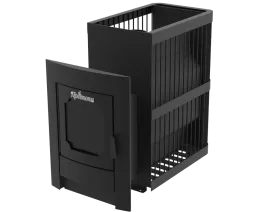 Стальная банная печь Сетка 18 С