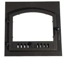 Чугунная каминная дверца Евро 700х700