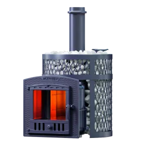 Чугунная банная печь Искандер ЗК 25 (П2) Ураган