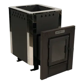 Банная печь Грация 15 Дверка со стеклом