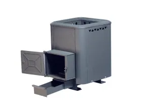 Чугунная банная печь Сибирь 15. Чугунная дверца с ВТК (конвекционная) Чугунная банная печь Сибирь 15. Чугунная дверца с ВТК (конвекционная)